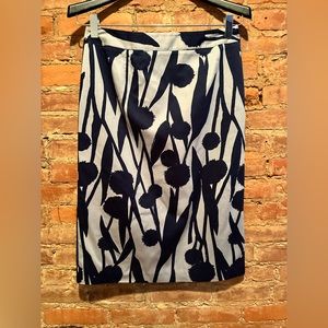 Boden flower print pencil skirt